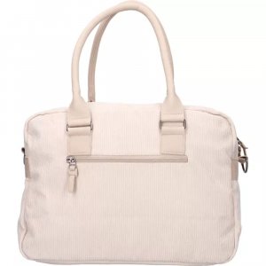 Sac à langer avec matelas à langer velours côtelé sable Kidzroom