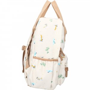 Sac à dos enfant à anses - avions écru Kidzroom