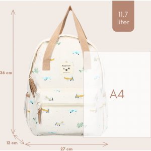 Sac à dos enfant à anses - avions écru Kidzroom