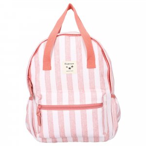Sac à dos enfant à anses - rayures roses Kidzroom