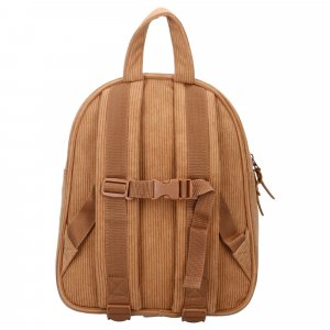 Sac à dos enfant ourson côtelé marron 31 cm Kidzroom