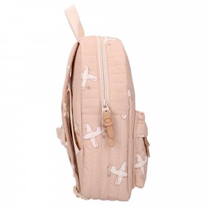 Sac à dos enfant avions beige 31 cm Kidzroom