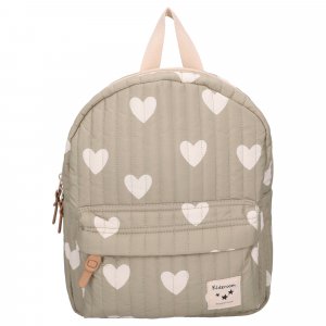 Sac à dos enfant coeurs vert 31 cm Kidzroom
