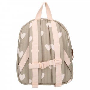 Sac à dos enfant coeurs vert 31 cm Kidzroom