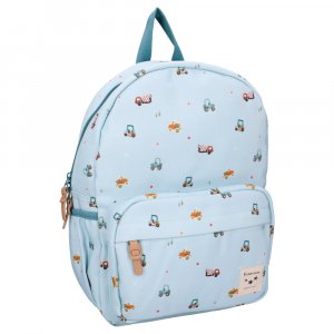 Sac à dos enfant véhicules bleu 36 cm Kidzroom