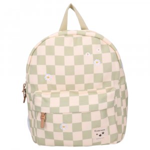 Sac à dos enfant pâquerettes beige/vert 31 cm Kidzroom