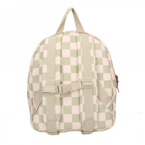 Sac à dos enfant pâquerettes beige/vert 31 cm Kidzroom