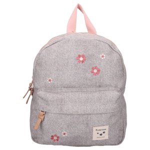 Sac à dos enfant fleurs gris 31 cm Kidzroom