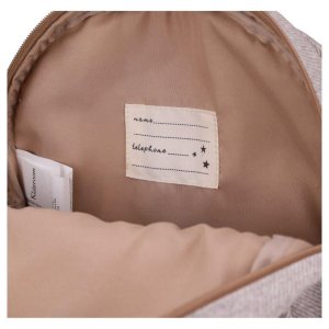 Sac à dos enfant oursons gris denim 31 cm Kidzroom