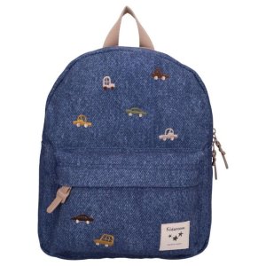 Sac à dos enfant véhicules bleu denim 31 cm Kidzroom
