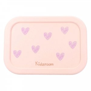 Lunch box 3 compartiments en silicone coeurs Kidzroom