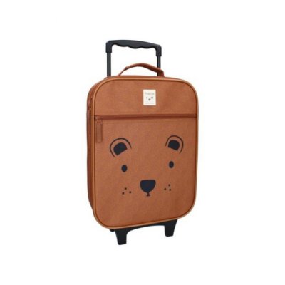 Valise enfant ours cappuccino