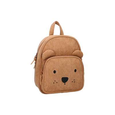 Sac à dos enfant ourson côtelé