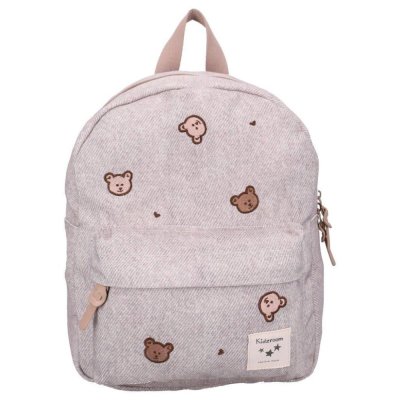 Sac à dos enfant oursons gris denim 31 cm