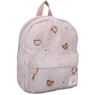 Sac à dos enfant oursons gris denim 31 cm
