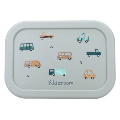 Lunch box 3 compartiments en silicone véhicules