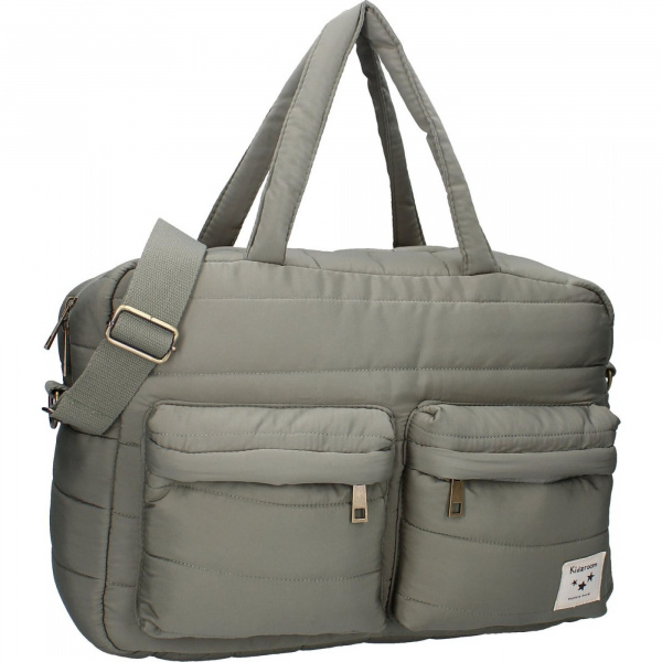 Sac à langer avec matelas à langer - matelassé imperméable vert Kidzroom