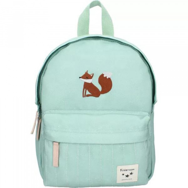 Sac à dos enfant brodé tattle and tales - renard vert Kidzroom