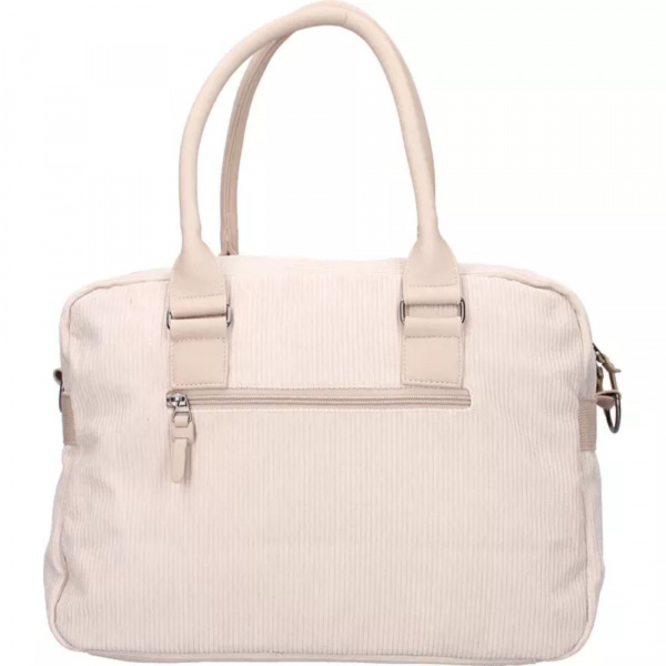 Sac à langer avec matelas à langer velours côtelé sable Kidzroom