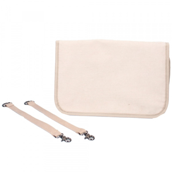 Sac à langer avec matelas à langer velours côtelé sable Kidzroom