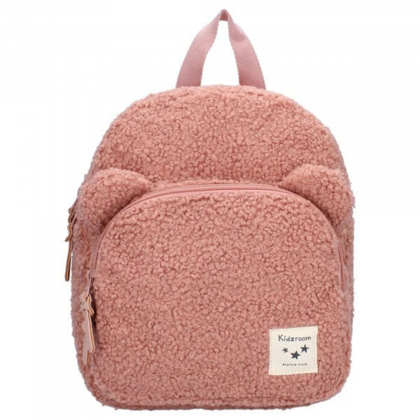Sac à dos enfant bouclette beary excited - ours bouclette vieux rose Kidzroom