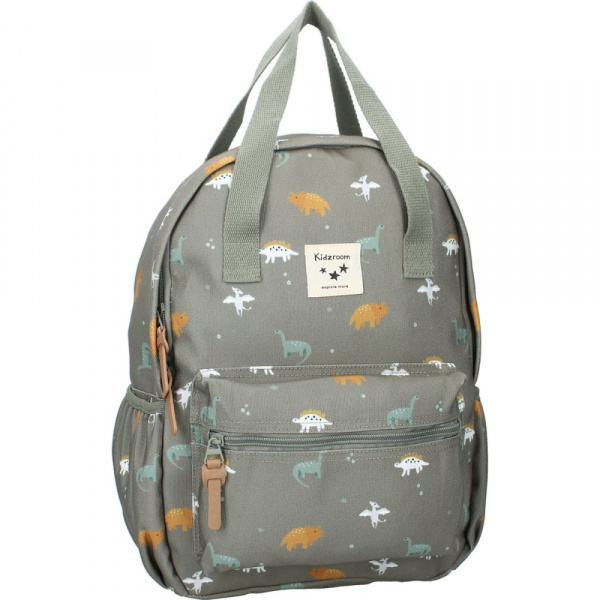 Sac à dos enfant à anses - dinosaures vert Kidzroom