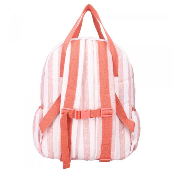 Sac à dos enfant à anses - rayures roses Kidzroom
