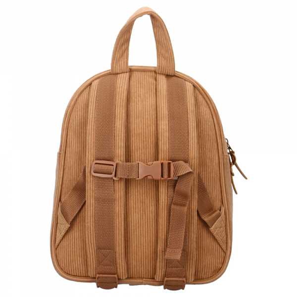 Sac à dos enfant ourson côtelé marron 31 cm Kidzroom