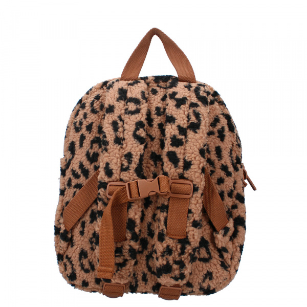 Sac à dos enfant sherpa léopard 31 cm Kidzroom