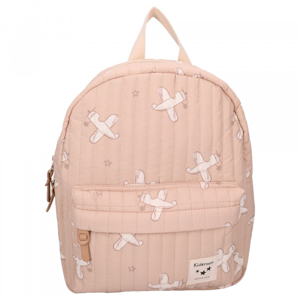 Sac à dos enfant avions beige 31 cm Kidzroom