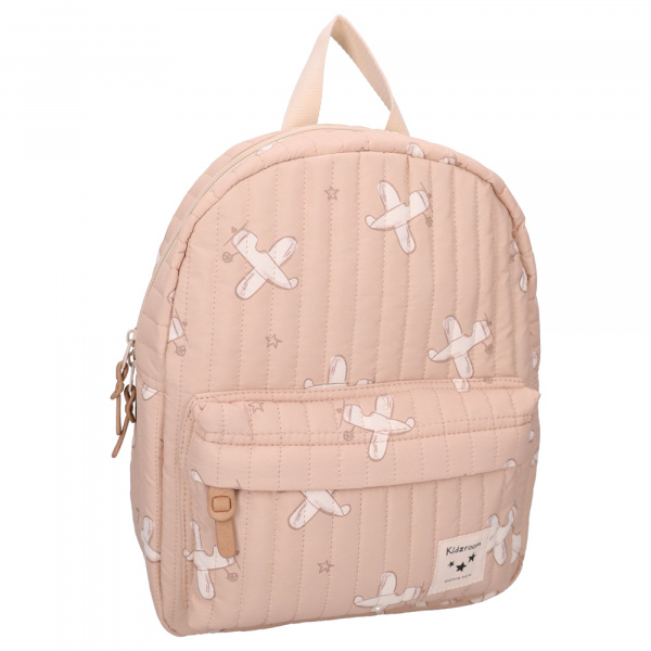 Sac à dos enfant avions beige 31 cm Kidzroom