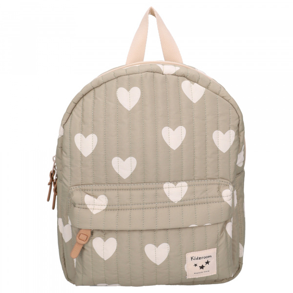 Sac à dos enfant coeurs vert 31 cm Kidzroom