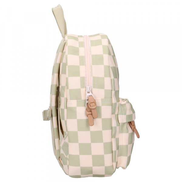 Sac à dos enfant pâquerettes beige/vert 31 cm Kidzroom
