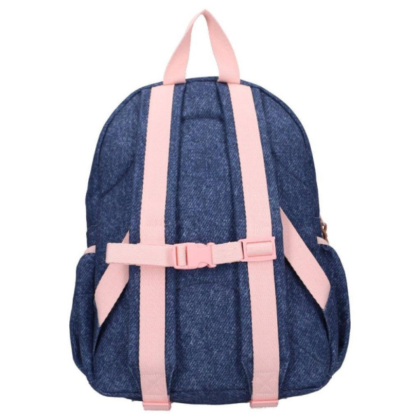 Sac à dos enfant neud bleu denim 36 cm Kidzroom