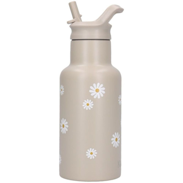 Gourde enfant pâquerettes 350 ml sable Kidzroom