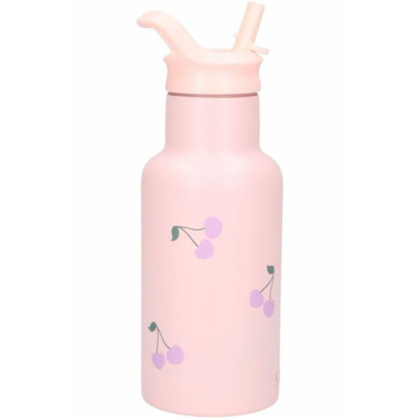 Gourde enfant cerises 350 ml rose Kidzroom