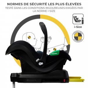 Siège auto mink pro 2 i-size noir avec base Kinderkraft
