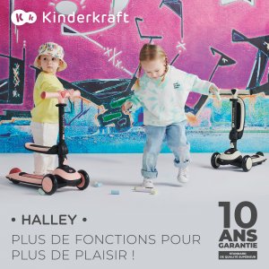 Trottinette halley stone white Kinderkraft