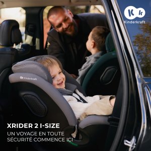 Siège auto xrider² i-size grey Kinderkraft