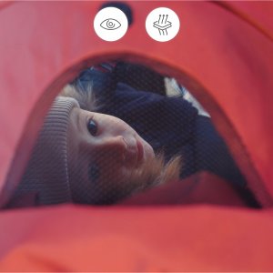 Poussette canne siesta 2 dark ruby Kinderkraft