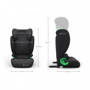 Siège auto junior fix 2 plus i-size - black Kinderkraft