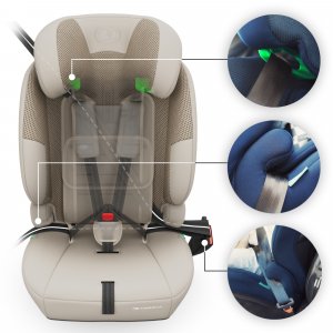 Siège auto comfort up 2 plus i-size beige Kinderkraft