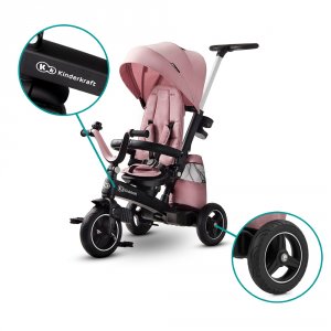 Poussette tricycle easywist pink Kinderkraft