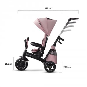 Poussette tricycle easywist pink Kinderkraft