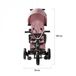 Poussette tricycle easywist pink Kinderkraft