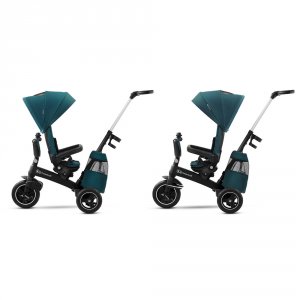 Poussette tricycle easywist midnight green Kinderkraft