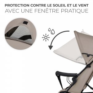 Poussette canne tik beige Kinderkraft