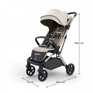 Poussette nubi 3 beige Kinderkraft