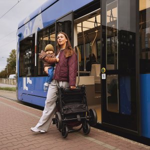 Poussette grande 2 midnight black Kinderkraft