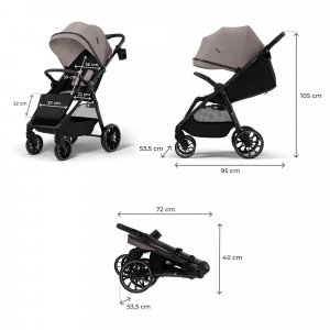 Poussette grande 2 sand beige Kinderkraft